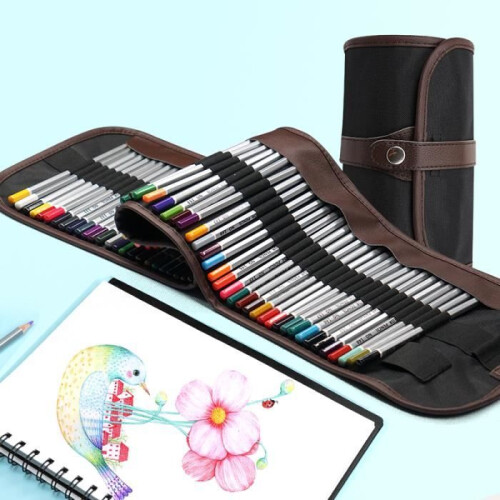 Colored Pencils - Unspecified - 72 Pencils - Washable Canvas - Mixed - For Artists and Students