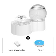 Fonte de água Partner para cães e gatos - 2 litros - Silenciosa - Automática - LED - Janela N