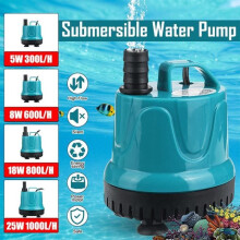 Bomba de água para aquário 8W 600L/H Altura 1m Multifuncional para fonte de água Plugue UE