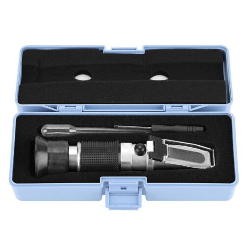Honingrefractometer Refr Draagbare honingrefractometer met ATC Refr 3-in-1 refractometer 58-90% (suikergehalte) Refr