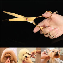 Tijeras profesionales para cortar el pelo de mascotas TEMPSA de 7'' para cortes de belleza