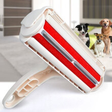 Kattenhaarborstel, hondenhaarborstel, magische stofzuigerborstel voor dierenhaar, rode roller voor honden- en kattenhaar