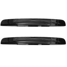 2X MåLad Svart Baklucka Baklucka Handtagsskydd för Qashqai J10 2007-2014(Utan I-Key&Camera Hole) Typ 1