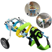 XXS Pet Wheelchair, 2 Wheels, Traction Rope, for Dogs and Cats, Disabled, Hind Legs, Auxiliary Tool, Walking Aid