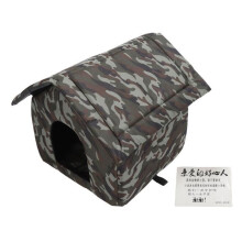 Casa para gatos salvajes de exterior Vvikizy - Talla M - Verde - Tela Oxford - Impermeable y cálida