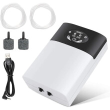 Akvaarion ilmapumppu, Kannettava akvaarion ilmapumppu, USB-happipumppu, Hiljainen akvaariokuplalaite, Happi-ilmapumppu, d