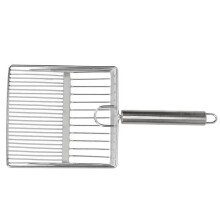 Kattenbakschep - Vvikizy - Metaal - Effectief - Stevige handgreep - Gemakkelijk schoon te maken