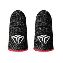 Protetores de dedo para console, 1 par de luvas macias e úteis para jogos eletrônicos, modelo vermelho 1.