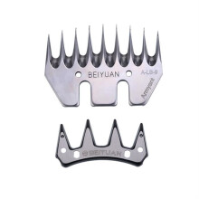 BEIYAN 9 Straight Teeth Clipper Blade for Sheep, Cattle and Goat Shearing, Stainless Steel
