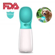 Garrafa de água portátil Stillcool PR para cães, 550ml, azul, para viagens.