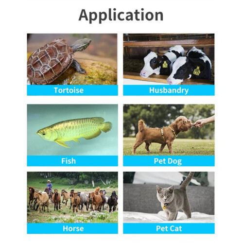 Animal RFID Reader 134.2KHz 125kHz USB/ Cat Dog Microchip Scanner FDX-B Glass Chip Identification Tag Reader A 2
