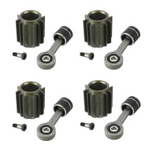 4X LR023964 Kompressorpumpen-Reparatursatz für Luftfederung für  LR3 LR4 MK3  Sport LR061663, LR072537