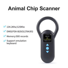 Animal RFID Reader 134.2KHz 125kHz USB/ Cat Dog Microchip Scanner FDX-B Glass Chip Identification Tag Reader A