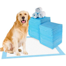 Verpakking van 50 hondentrainingsmatjes, 60 x 45 cm, superabsorberend.