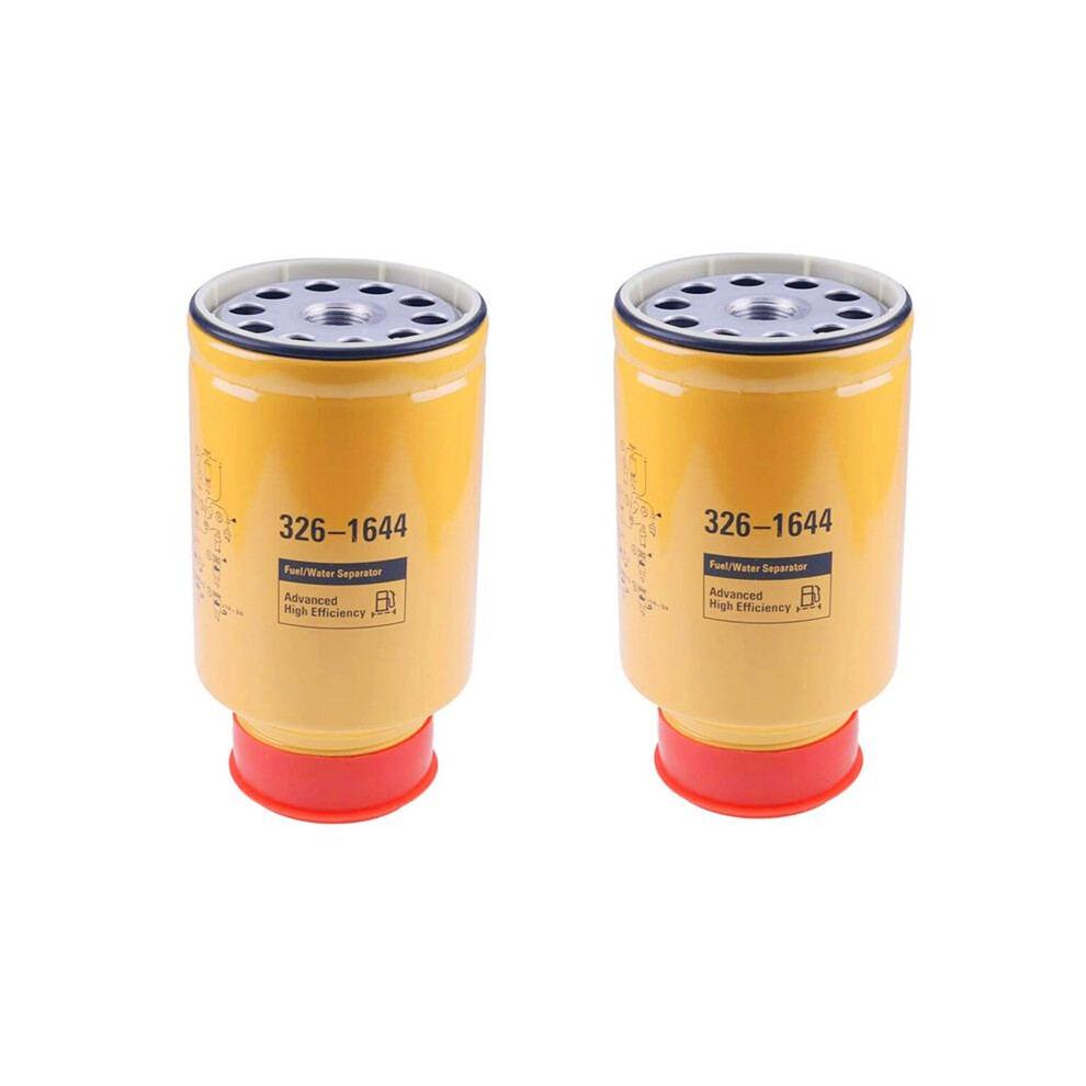 2X 326-1644 3261644 1R0770 Oil Water Separator Filter For Cat 320C 320D 323D 325D 329D 330D 336D 6032137707969