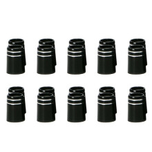 20pcs Ferrule with Double Chrome Ring for Driver & Fairway Wood & Iron Accessories Type 7: 9.5x19x13.6mm