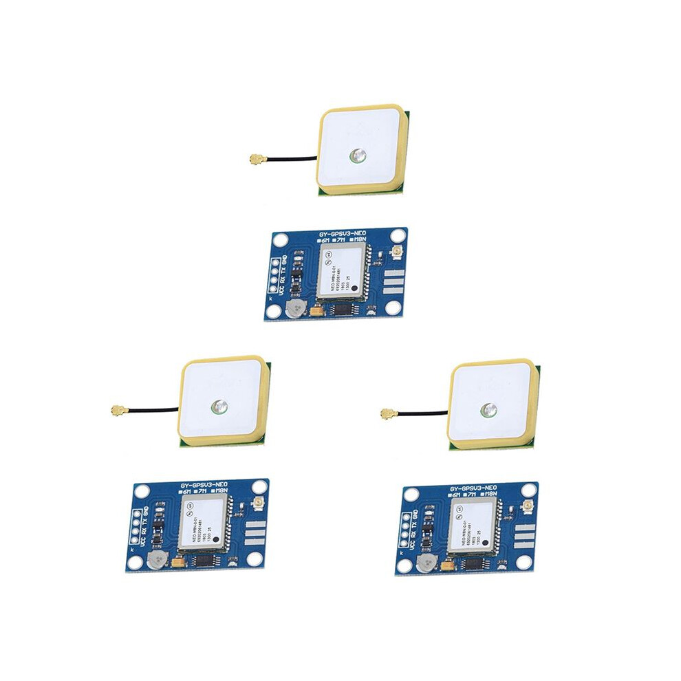 3X Gy-Gpsv3 Neo-M8n Gps Module For Apm Mwc Flight Controller Px4 Pixhawk V2.4.5 Apm2.56 Apm 1.65 -3.6V 4712406353982