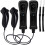 Wii-controller - Compatibel met Nintendo - 2 afstandsbedieningen - Bewegingssensor - 2 Nunchucks - Zwart 1