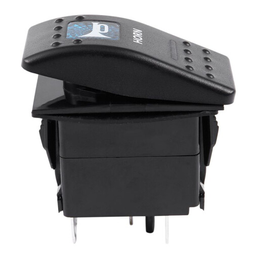 4X  Light Horn Pattern LED 12V/20A 24V/10A 5-Pin Rocker Toggle  Car Boat 2