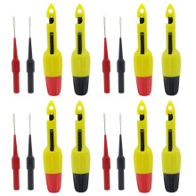 Lot de 8 Pinces de PerçAge D'Isolant pour Sonde de PerçAge de Fil avec Sonde de PerçAge de Fil IsoléE, Inspection des Circuits Automobiles