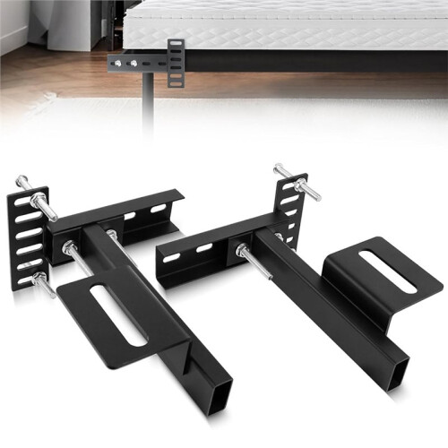 Heavy Duty Headboard Bracket Kit, Universal Bed Frame Stabilizer , Fits Twin Full Queen Size 1