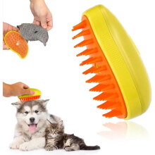 3-in-1 katten- en hondenborstel - Stoommassageborstel - Multifunctionele borstel - voor het verwijderen van klitten en