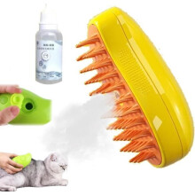 Kattenstoomborstel - 3-in-1: Kattenstoomborstel, zelfreinigende hondenstoomborstel en kattenmassagestoomborstel