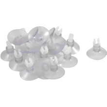 20 zuignapclips voor het bevestigen van aquariumaccessoires met zuignappen