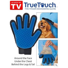 True Touch Zachte en Effectieve Anti-Verharingshandschoen voor Honden