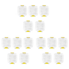 Dental Pillow Crown Box, 15Pcs Transparent Membrane Film Showcase Tooth Boxes Dental Crown and Bridge Box