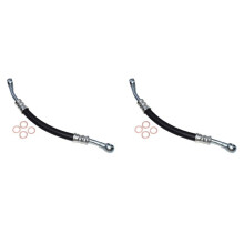 2X for  E36 E46 E39 E60 X3 X5 Z4 Vanos Oil Supply  Hose with Seal Washers 11361705532