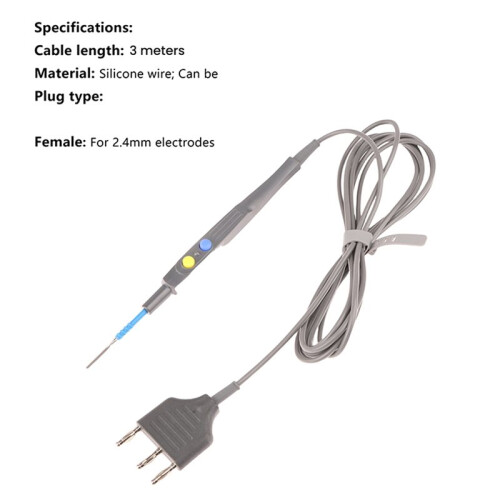 Crayon Électrochirurgical Réutilisable, Stylet Électrochirurgical Unipolaire, Autoclavable 1
