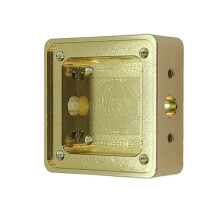 3X Boîtier en Aluminium Blindage Boîtier RF Oxyde Conducteur Doré électromagnétique