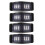 8pcs Smoked White Front Grill Light LED  Lamp for     Truck Lorry Double Burner Indicator Light 2