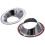 4x Front Fog Light Cover Abs Chrome for  Navara / Frontier D40 07-13 4
