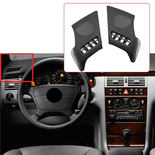 2X Car Dash Board R+L Side Air Vent Speaker Grill Cover for   W210 E-CLASS E320 E430 E55 1996-2002 1