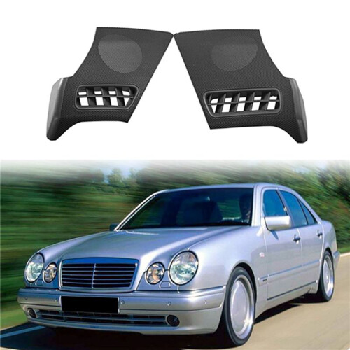 2X Car Dash Board R+L Side Air Vent Speaker Grill Cover for   W210 E-CLASS E320 E430 E55 1996-2002 2