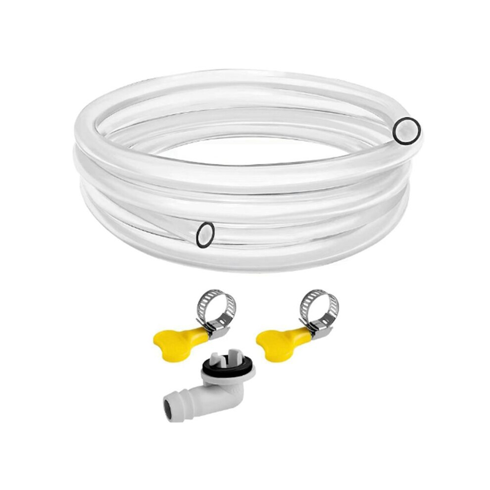 10Ft Air Conditioner Drain Hose 3/5 Inch Portable Ac Drain Hose Connector Universal Air Conditioner Drain Pipe Tool Kit 6032713105233