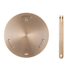 Placa Condutora de Calor Difusora, Placa Condutora de Calor A Gás Espessada e Antiderrapante para Cozinha 160x3,4mm