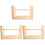 3Pièces Support Laine Bois Outil Crochet 2