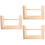 3Pièces Support Laine Bois Outil Crochet 6