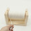 3Pièces Support Laine Bois Outil Crochet 11