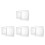 4Pièces Couvre Pieds Transparent PVC Lavable Pour 4