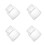 4Pièces Couvre Pieds Transparent PVC Lavable Pour 7