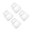 4Pièces Couvre Pieds Transparent PVC Lavable Pour 8