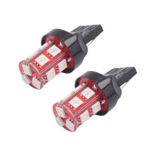4X Red T20 7443 380 W21/5W Car 13 SMD 5050 LED Stop Tail Brake Turn Lights Bulbs