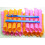 18 pezzi bigodini manuali per capelli - bigodini magici in plastica - arancioni - donna 1