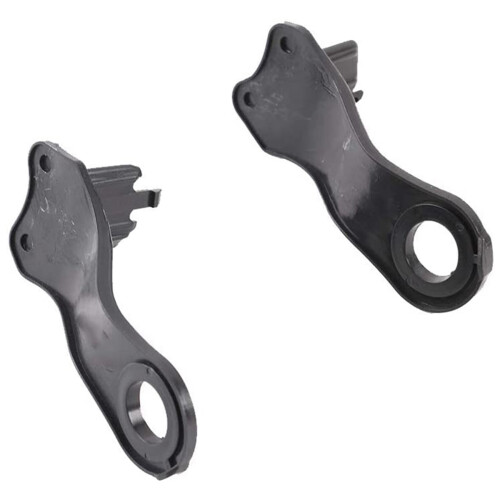 2 Pairs Car Accessories: 1 Pair Front Left Right Bumper Guide Support Bracket & 1 Pair Halogen Headlight Brackets 2
