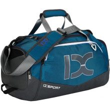 Bolsa de deporte impermeable multibolsillos 40L Azul