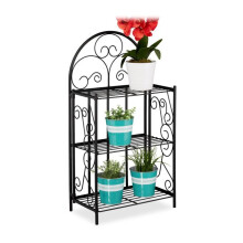 Suporte de flores dobrável de metal